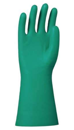 Image de GANT NITRILE FLOQUE 33CM T9.5-010163A