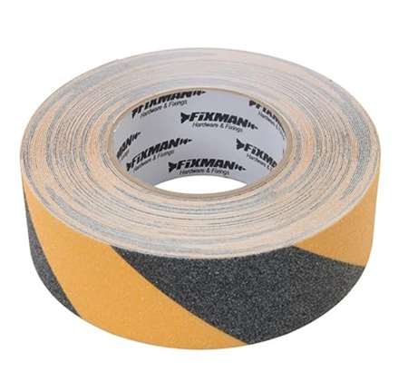 Image de BANDE ANTIDERAPANTE NOIR ET JAUNE 50mmX18m