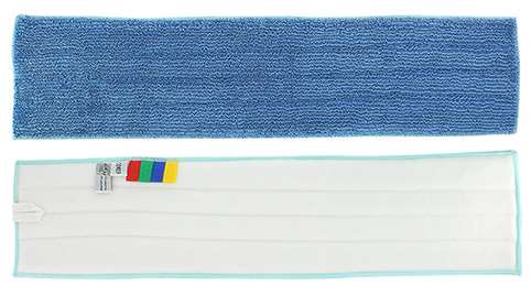 Image de MOP MICROFIBRE VELCRO BLEUE 62,5CM - 210030