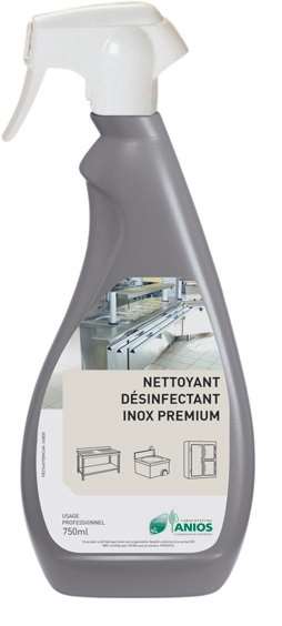 Image de NETTOYANT DESINFECTANT INOX PREMIUM 750ML ANIOS