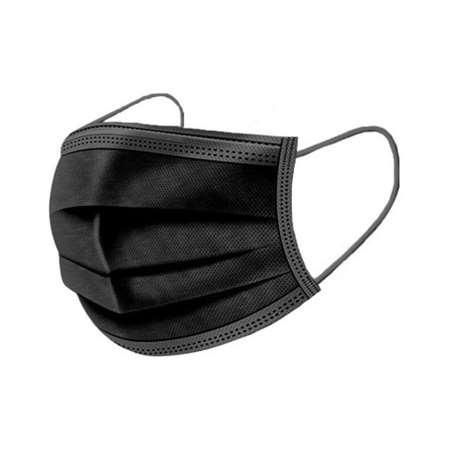Image de MASQUE CHIRURGICAL 3P TYPE IIR NOIR (x50)