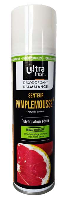 Image de DESODORISANT PAMPLEMOUSSE FORMAT COMPRESSE 250ML