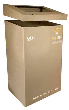 Image de BEE ETIK POUBELLE EN CARTON KRAFT 50L