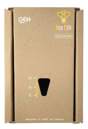 Image de BEE ETIK DISTRIBUTEUR EN CARTON KRAFT PAPIER TOILETTE PLIE