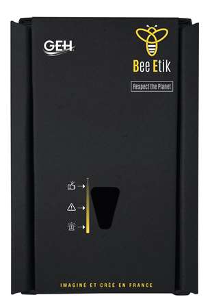 Image de BEE ETIK DISTRIBUTEUR EN CARTON NOIR PAPIER TOILETTE PLIE
