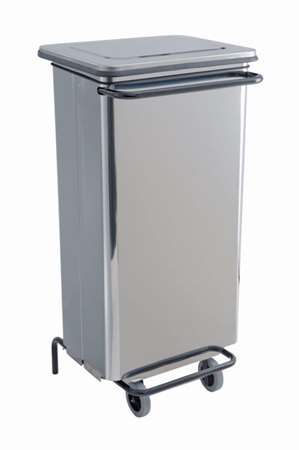 Image de CONTENEUR INOX MOBILE 110L A PEDALE - 790624