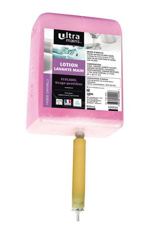 Image de ULTRA MAINS SAVON LIQUIDE ECOLABEL CARTOUCHE 1L