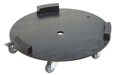 Image de SOCLE A ROULETTES NOIR POUR POUBELLE PRATIK