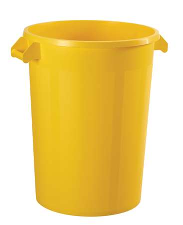 Image de COLLECTEUR ALIMENTAIRE 100L JAUNE PRATIK