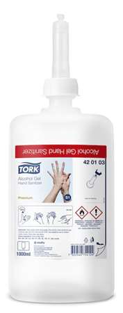 GEL HYDROALCOOLIQUE TORK S1 CARTOUCHE 1L