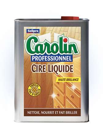 Image de CIRE LIQUIDE HAUTE BRILLANCE POUR BOIS ET PARQUET 5L