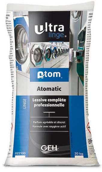 Image de LESSIVE POUDRE ATOM ATOMATIC 15KG