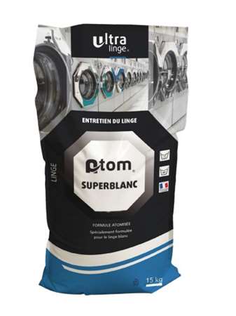 Image de ATOM SUPERBLANC LESSIVE POUDRE 15KG