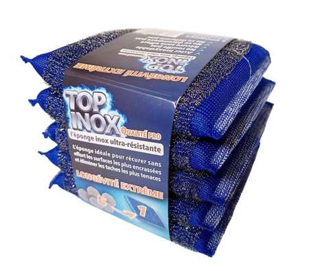 Image de LOT DE 5 EPONGES RECURANTES INOX