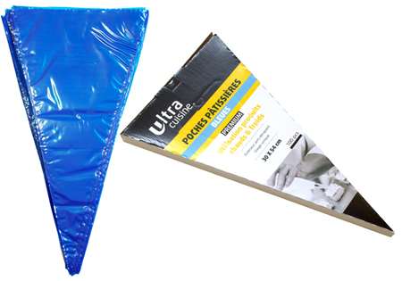 Image de POCHE PATISSIERE BLEUE 30x54cm BOITE DISTRIBUTRICE (x100)