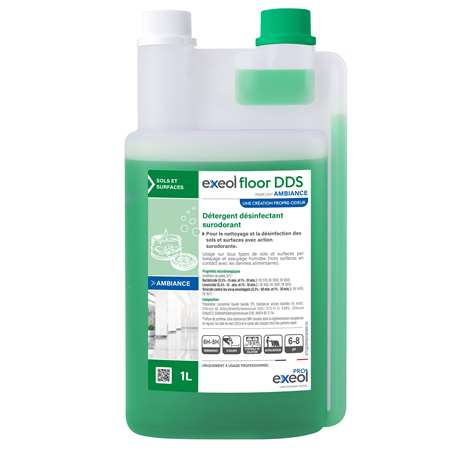 Image de EXEOL FLOOR DDS DETERGENT DESINFECTANT 1L PARFUM AMBIANCE