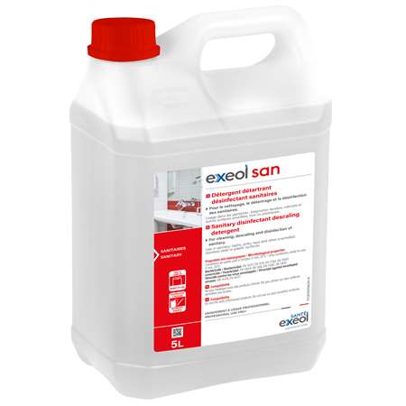 Image de EXEOL SAN 5L DETERGENT DETARTRANT DESINFECTANT SANITAIRES