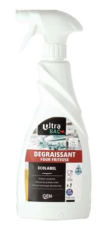 Image de ULTRA BAC DEGRAISSANT FOUR ET FRITEUSE ECOLABEL 750ml