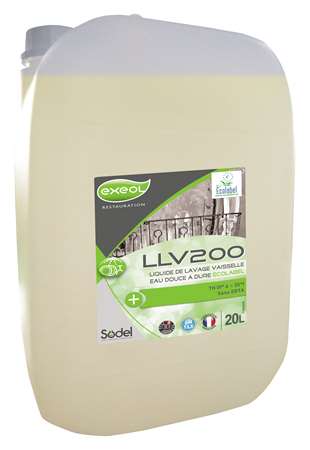Image de LLV200 LIQUIDE LAVAGE VAISSELLE TOUTES EAUX ECOLABEL 20L