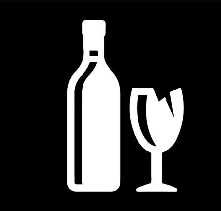 Image de ETIQUETTE AUTOCOLLANTE POUR POUBELLE SYMBOLE 'VERRE'