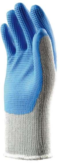 Image de GANT DE MANUTENTION LATEX ANTIGLISSE T8 L - 010192B