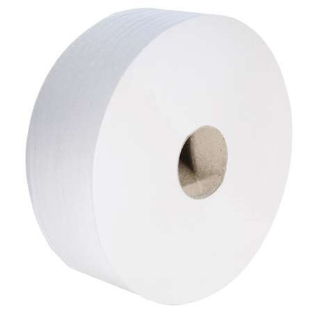 Image de PAPIER WC OUATE JUMBO 1P 600m BLANC (x6)