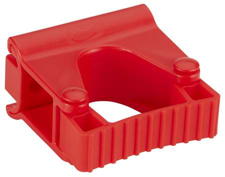 Image de V - SUPPORT MURAL HYGIENIQUE MODULE CLIP GRIP 82mm ROUGE