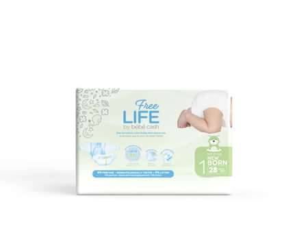 Image de COUCHE FREE LIFE NEW BORN 2/5KG T1 (6x28)