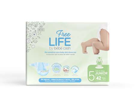 Image de COUCHE FREE LIFE JUNIOR 11/16KG T5 (2x42)