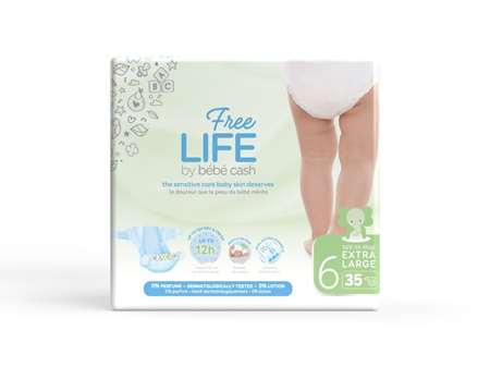 Image de COUCHE FREE LIFE EXTRA LARGE 13/18KG T6 (4x35)