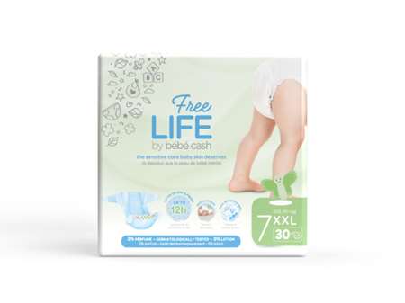 Image de COUCHE FREE LIFE XXL +15KG T7 (3x30)