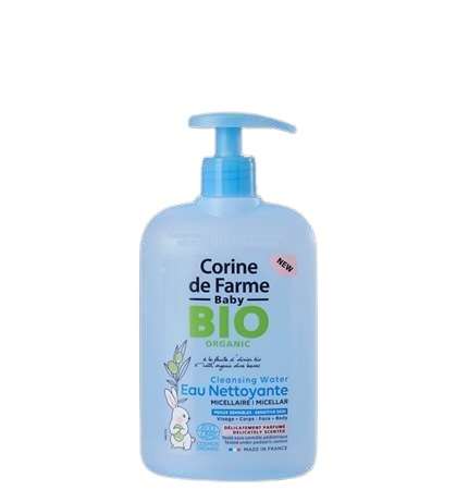 Image de EAU NETTOYANTE MICELLAIRE BEBE BIO CORINE DE FARME 500ml