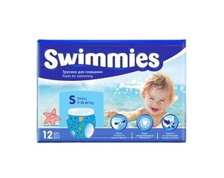 Image de SWIMMIES PANTS M 7-13kg (x11) (pour piscine)