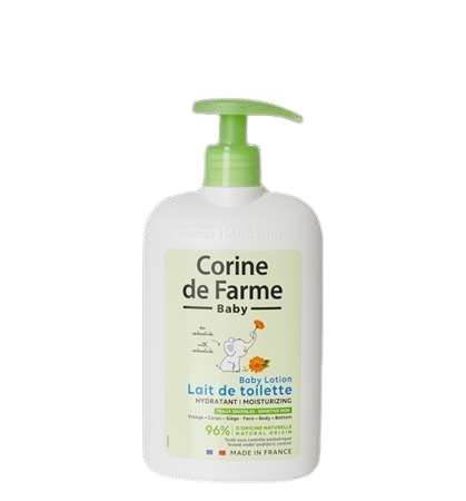 Image de LAIT DE TOILETTE HYDRATANT BEBE CORINE DE FARME 500ml