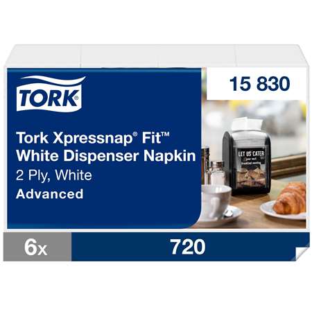 Image de SERVIETTE TORK XPRESSNAP FIT POUR DISTRIBUTEUR (6x720)