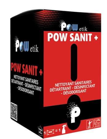 Image de POW ETIK SANIT+ NETTOYANT DETARTRANT DESINF (x10 PASTILLES)