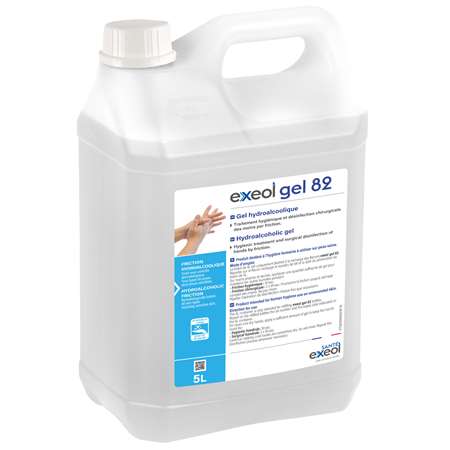 Image de GEL HYDROALCOOLIQUE EXEOL 82 BIDON 5L