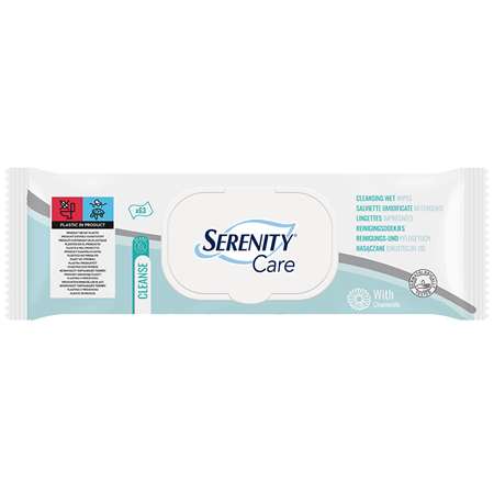 Image de LINGETTES HUMIDES SERENITY CARE (x63)