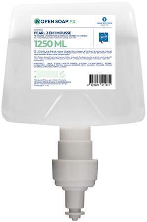 Image de CARTOUCHE SAVON 3 EN 1 CORPS ET CHEVEUX PEARL MOUSSE 1250ml