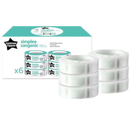 Image de RECHARGE POUR POUBELLE SANGENIC SIMPLEE (LOT DE 6)
