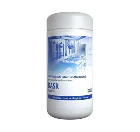 Image de LINGETTES DESINFECTANTES ALIM SANS RINCAGE DASR (x100)