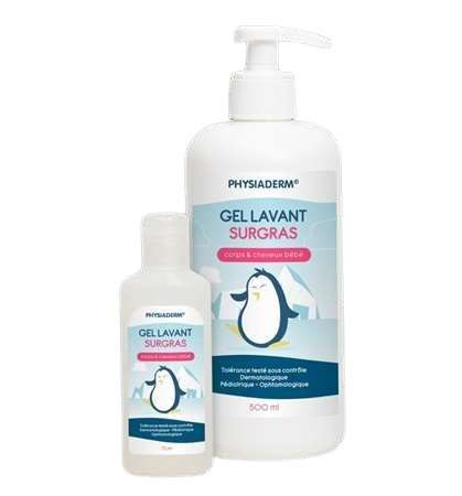 Image de GEL LAVANT GLYCERINE SURGRAS BEBE PHYSIADERM 75ml