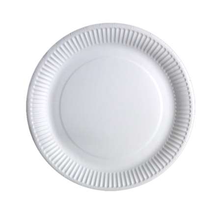 Image de ASSIETTE CARTON RECYCLABLE ET COMPOST BLANCHE ø15cm (x2000)