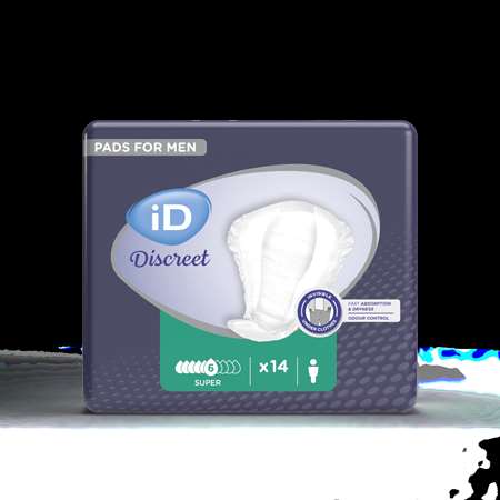 Image de ID DISCREET PADS FOR MEN SUPER (x14)