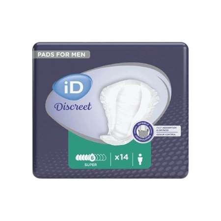 Image de ID DISCREET PADS FOR MEN SUPER (x14)
