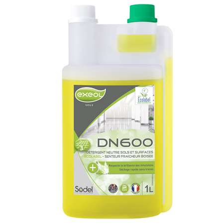 Image de DN600 DETERGENT NEUTRE ECOLABEL SENTEUR BOISEE 1L DOSEUR