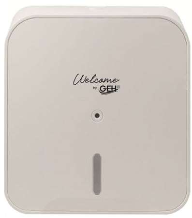 Image de DISTRIBUTEUR PAPIER TOILETTE DEVIDAGE CENTRAL BLANC WELCOME