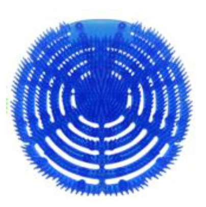 Image de ECRAN URINOIR ANTI ECLABOUSSURE MENTHE (x10)-024022