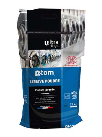 Image de LESSIVE POUDRE CONCENTREE ECOCERT PARFUM LAVANDE 15KG
