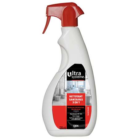Image de NETTOYANT 3EN1 SANITAIRE 750ML-DETERGENT ACIDE DESINFECTANT